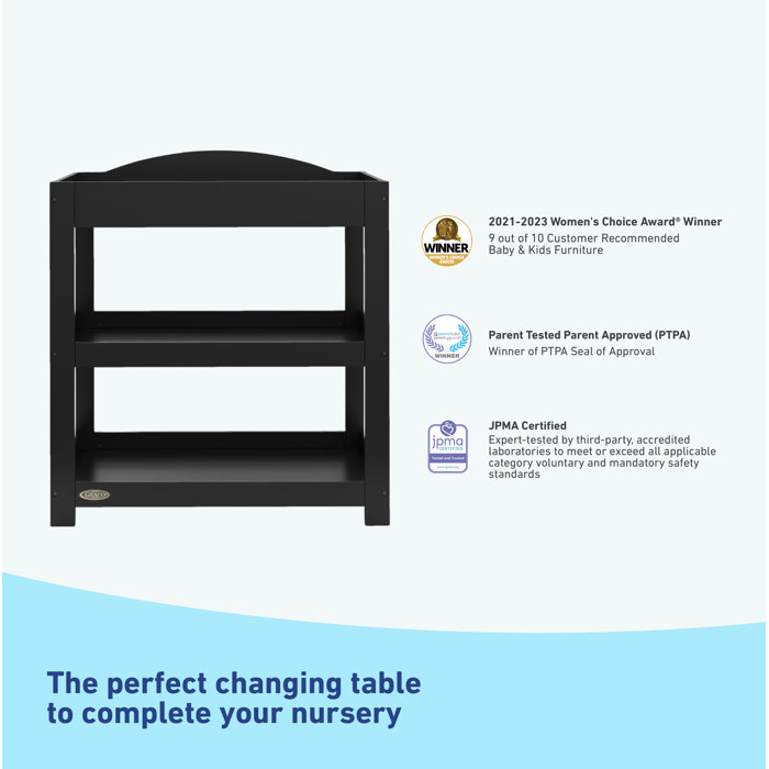 Graco Customizable Changing Table with Pad & Reviews Wayfair